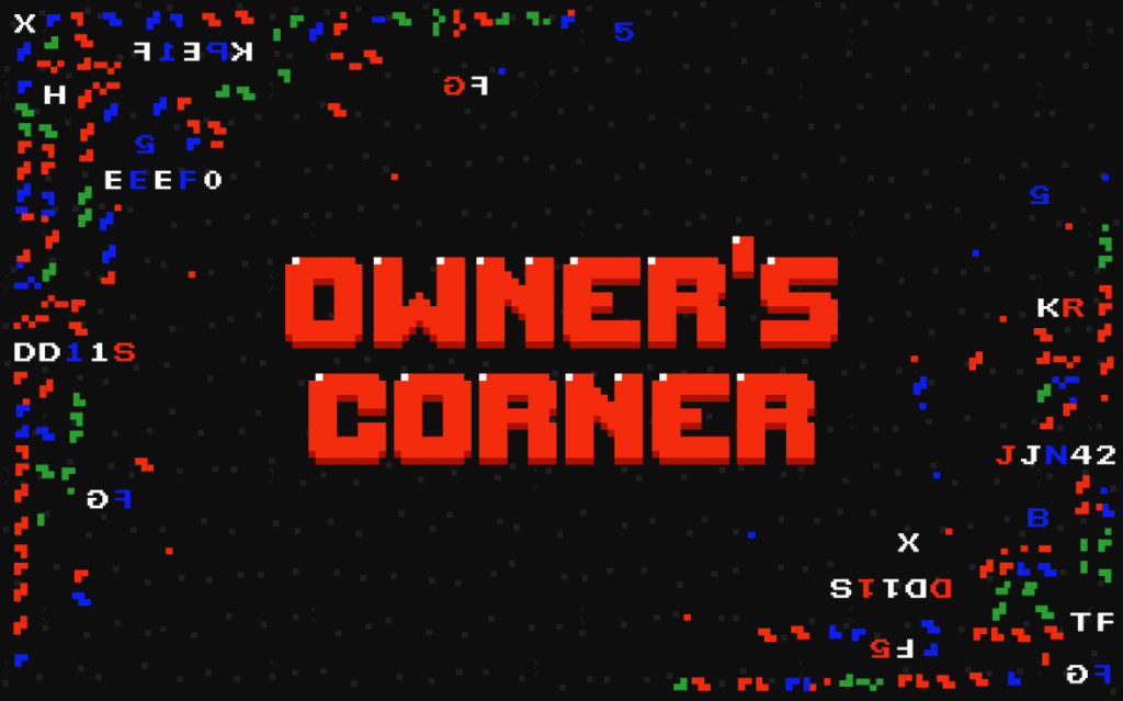 Owner's Corner