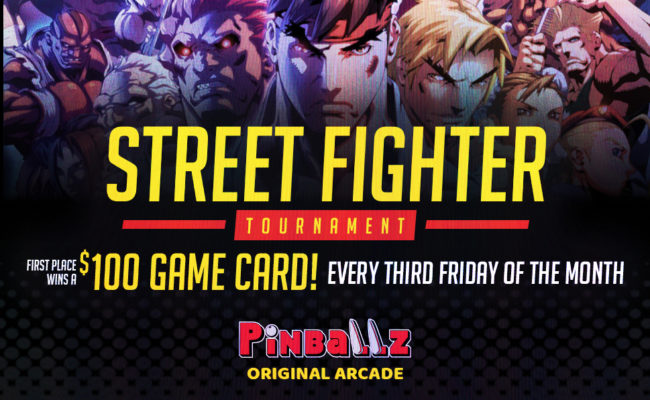 Street Fighter Tournament Pinballz Arcade Original Austin